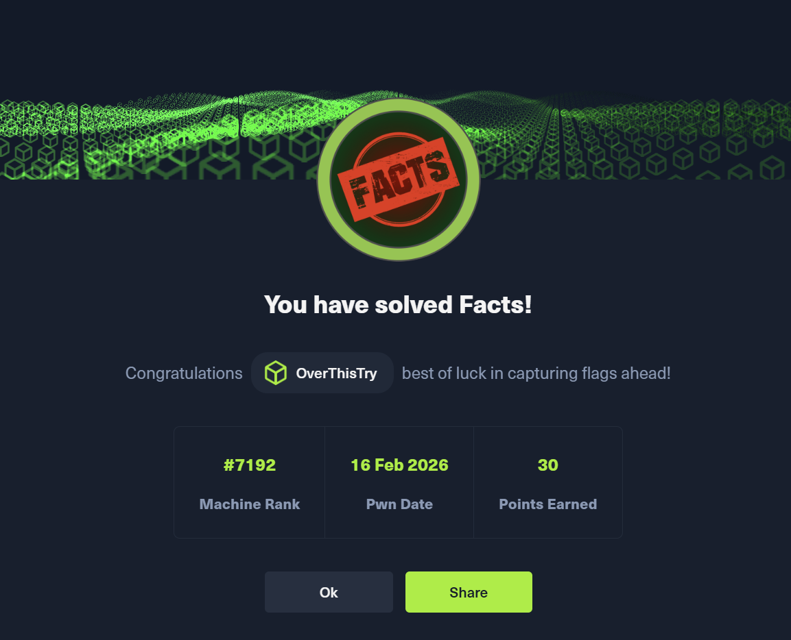 Facts has been Pwned